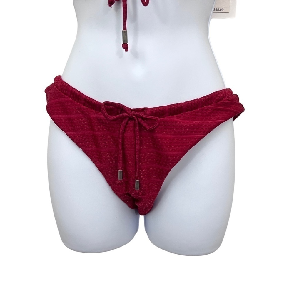 BECCA two piece Bikini set top and bottom both size large - Picture 5 of 8